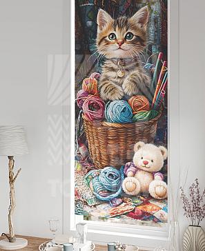 Рулонная штора «Федера - 737 - ширина 62 см»