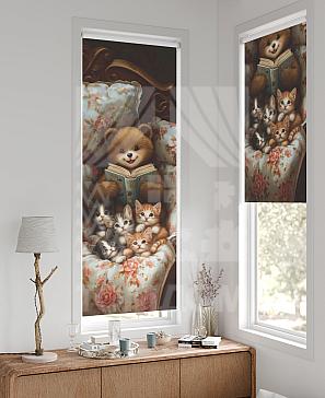 Рулонная штора «Федера - 740 - ширина 62 см» | фото 2