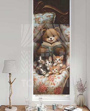 Рулонная штора «Федера - 740 - ширина 62 см» | фото 3