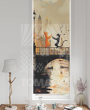 Рулонная штора «Федера - 742 - ширина 62 см» | фото 3