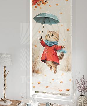 Рулонная штора «Федера - 747 - ширина 62 см»