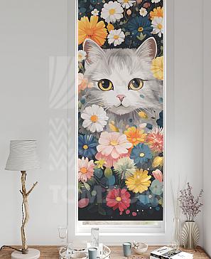 Рулонная штора «Федера - 748 - ширина 62 см» | фото 3