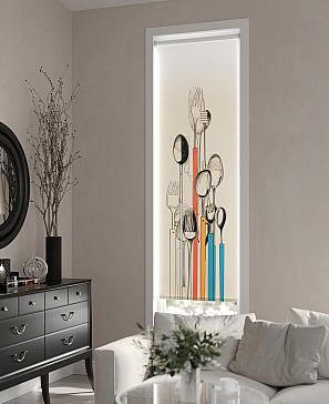 Рулонная штора «Теринт - 30 - ширина 47 см»