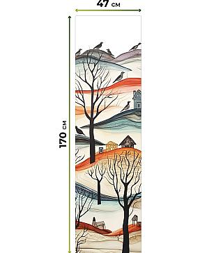 Рулонная штора «Теринт - 54 - ширина 47 см»