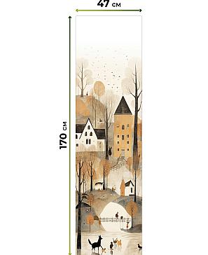 Рулонная штора «Теринт - 55 - ширина 47 см»