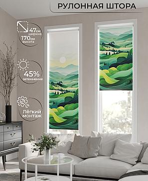 Рулонная штора «Теринт - 61 - ширина 47 см» | фото