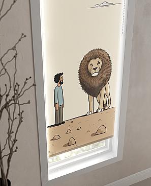 Рулонная штора «Теринт - 63 - ширина 47 см» | фото 3