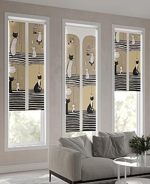 Рулонная штора «Теринт - 80 - ширина 47 см»