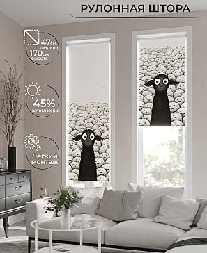 Рулонная штора «Теринт - 81 - ширина 47 см» | фото