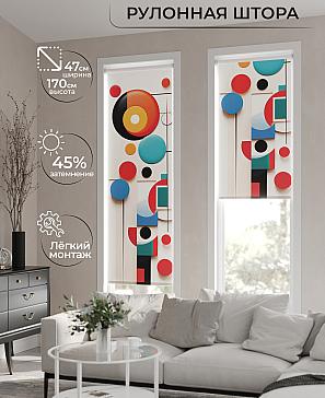 Рулонная штора «Теринт - 85 - ширина 47 см» | фото