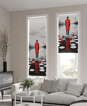 Рулонная штора «Теринт - 87 - ширина 47 см» | фото 2