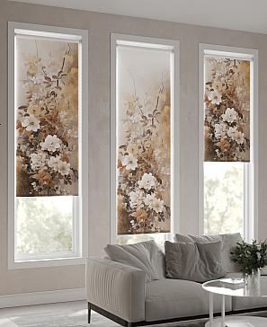 Рулонная штора «Теринт - 90 - ширина 47 см»