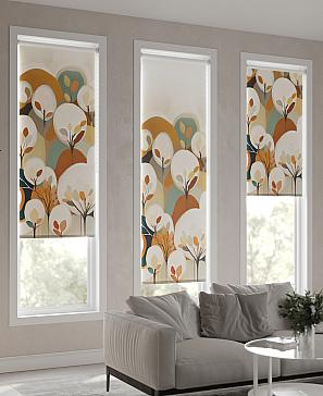 Рулонная штора «Теринт - 103 - ширина 47 см»