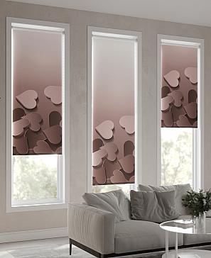 Рулонная штора «Теринт - 107 - ширина 47 см»