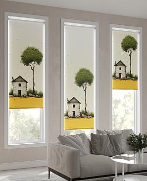 Рулонная штора «Теринт - 109 - ширина 47 см»