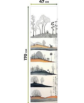 Рулонная штора «Теринт - 120 - ширина 47 см»