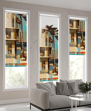 Рулонная штора «Теринт - 151 - ширина 47 см»