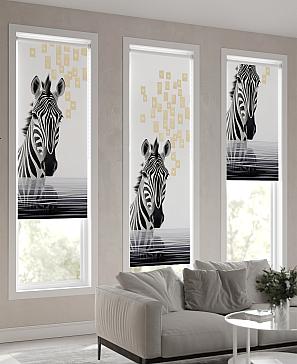 Рулонная штора «Теринт - 174 - ширина 47 см»