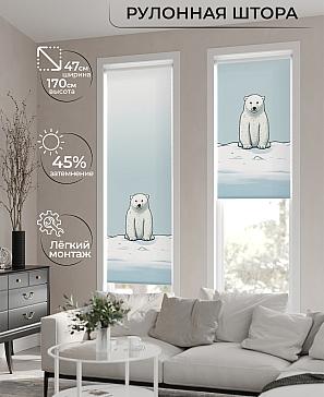 Рулонная штора «Теринт - 180 - ширина 47 см» | фото