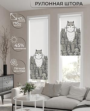 Рулонная штора «Теринт - 182 - ширина 47 см» | фото