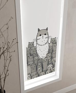 Рулонная штора «Теринт - 182 - ширина 47 см» | фото 3