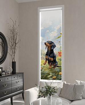 Рулонная штора «Теринт - 185 - ширина 47 см»