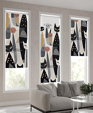 Рулонная штора «Теринт - 191 - ширина 47 см»