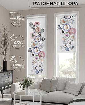 Рулонная штора «Феринт - 07 - ширина 52 см» | фото