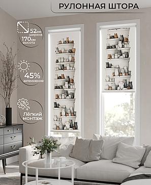 Рулонная штора «Феринт - 70 - ширина 52 см» | фото