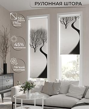 Рулонная штора «Феринт - 117 - ширина 52 см» | фото