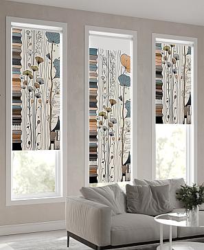 Рулонная штора «Феринт - 183 - ширина 52 см»