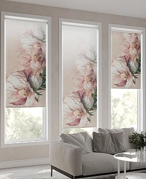 Рулонная штора «Флордо - 01 - ширина 57 см»