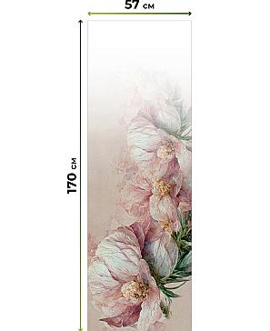 Рулонная штора «Флордо - 01 - ширина 57 см»