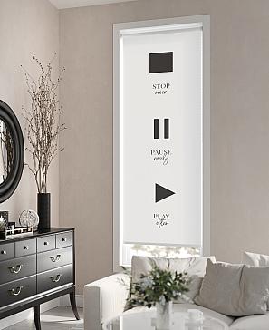 Рулонная штора «Флордо - 02 - ширина 57 см»