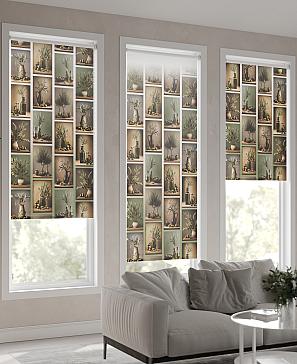 Рулонная штора «Флордо - 15 - ширина 57 см»