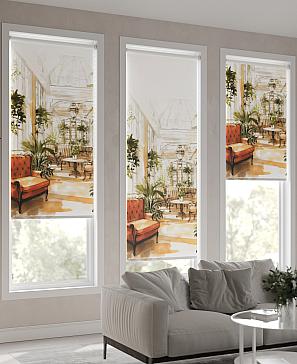 Рулонная штора «Флордо - 26 - ширина 57 см»