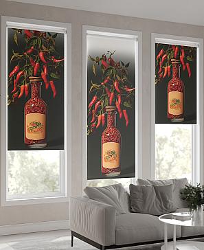 Рулонная штора «Флордо - 34 - ширина 57 см»