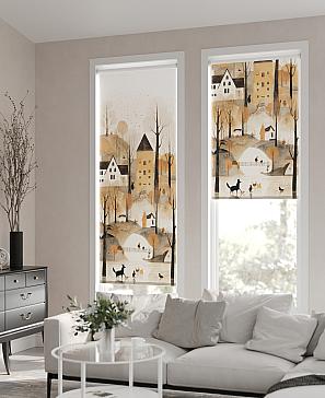 Рулонная штора «Флордо - 55 - ширина 57 см»