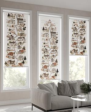 Рулонная штора «Флордо - 56 - ширина 57 см»