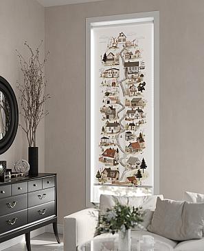 Рулонная штора «Флордо - 56 - ширина 57 см»