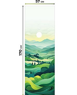 Рулонная штора «Флордо - 61 - ширина 57 см»