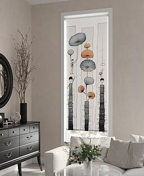 Рулонная штора «Флордо - 68 - ширина 57 см»