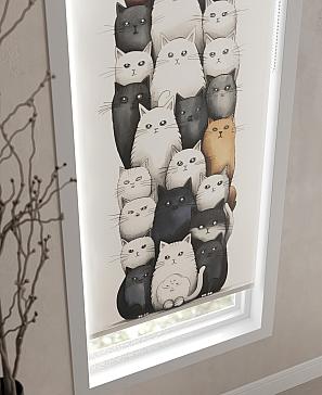 Рулонная штора «Флордо - 69 - ширина 57 см» | фото 3