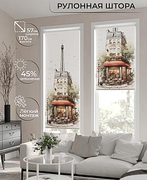 Рулонная штора «Флордо - 72 - ширина 57 см» | фото