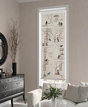 Рулонная штора «Флордо - 73 - ширина 57 см»