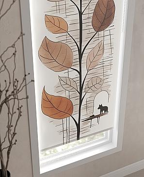 Рулонная штора «Флордо - 75 - ширина 57 см» | фото 3