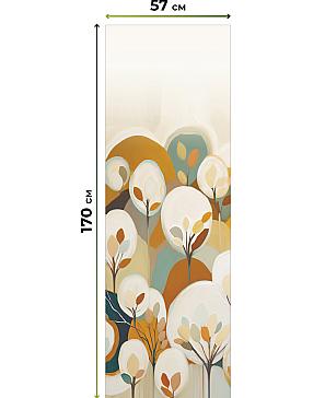Рулонная штора «Флордо - 103 - ширина 57 см»
