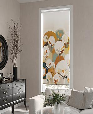 Рулонная штора «Флордо - 103 - ширина 57 см»