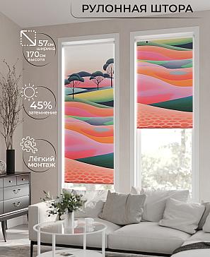 Рулонная штора «Флордо - 111 - ширина 57 см» | фото