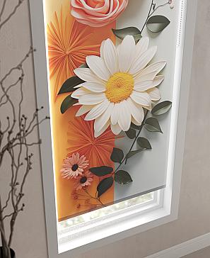 Рулонная штора «Флордо - 113 - ширина 57 см» | фото 3